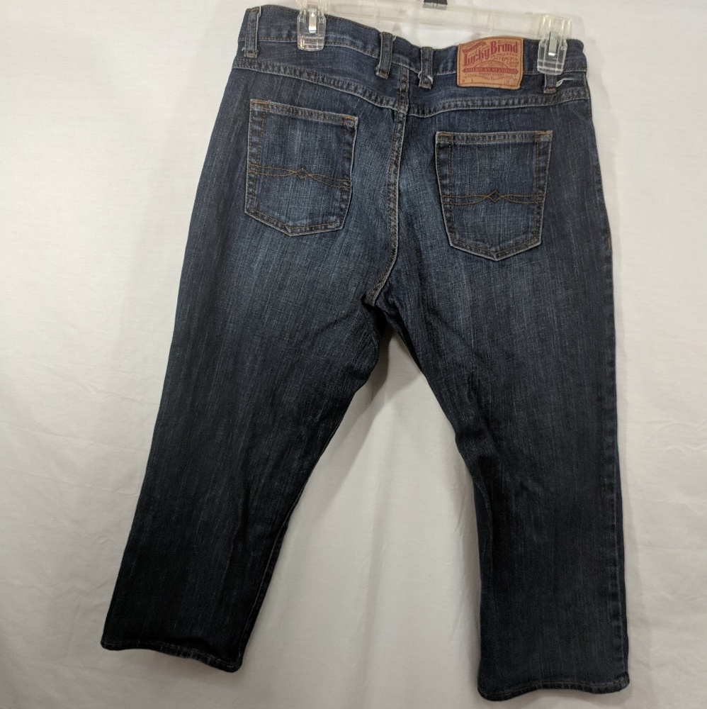 Lucky Brand Dungarees Classic Fit Crop Jeans - Picture 2 of 7